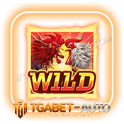 Rooster Rumble สัญลักษณ์ wild