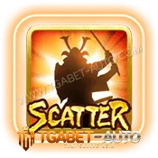 Ninja vs Samurai สัญลักษณ์ scatter